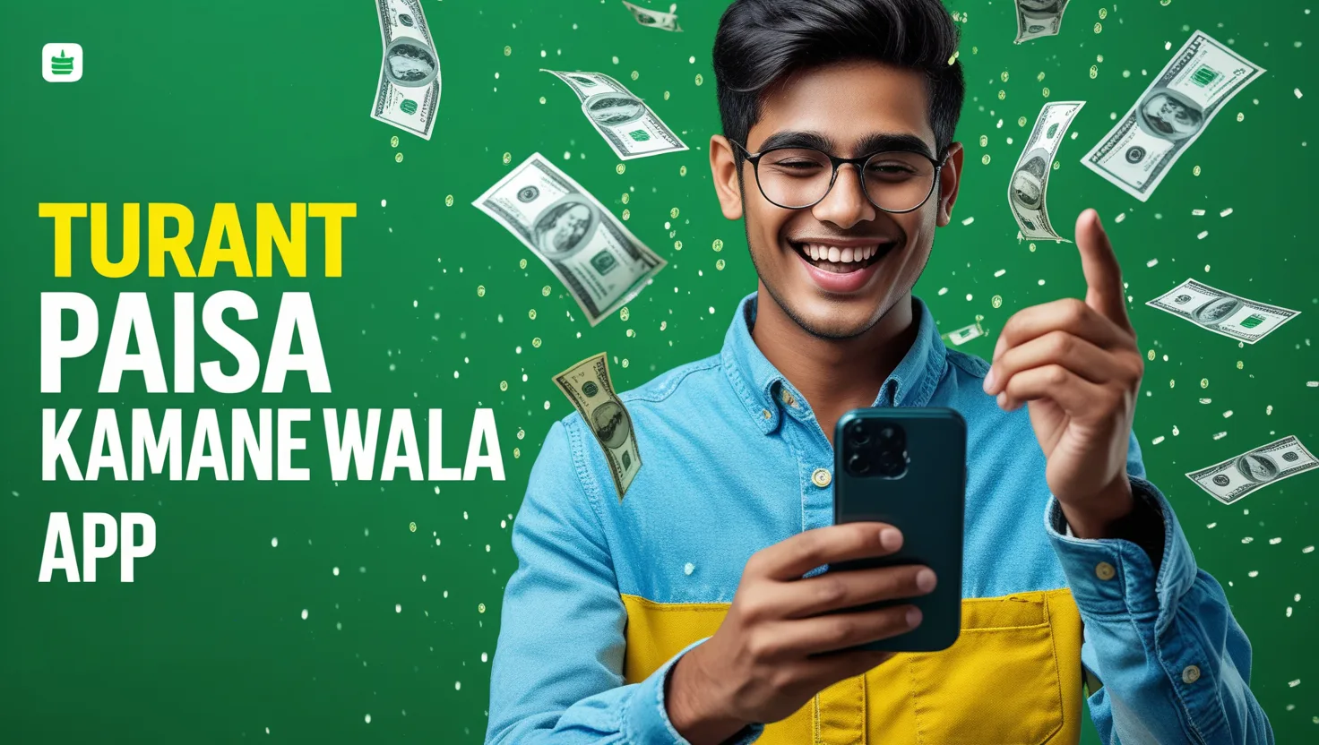 Turant paisa kamane wala app