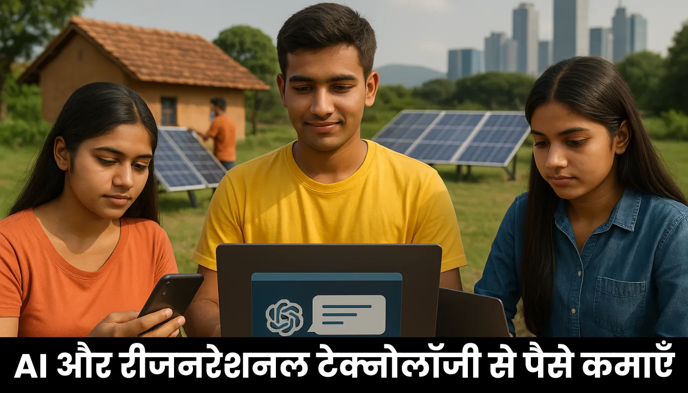AI और रीजनरेशनल टेक्नोलॉजी से पैसे कमाएँ