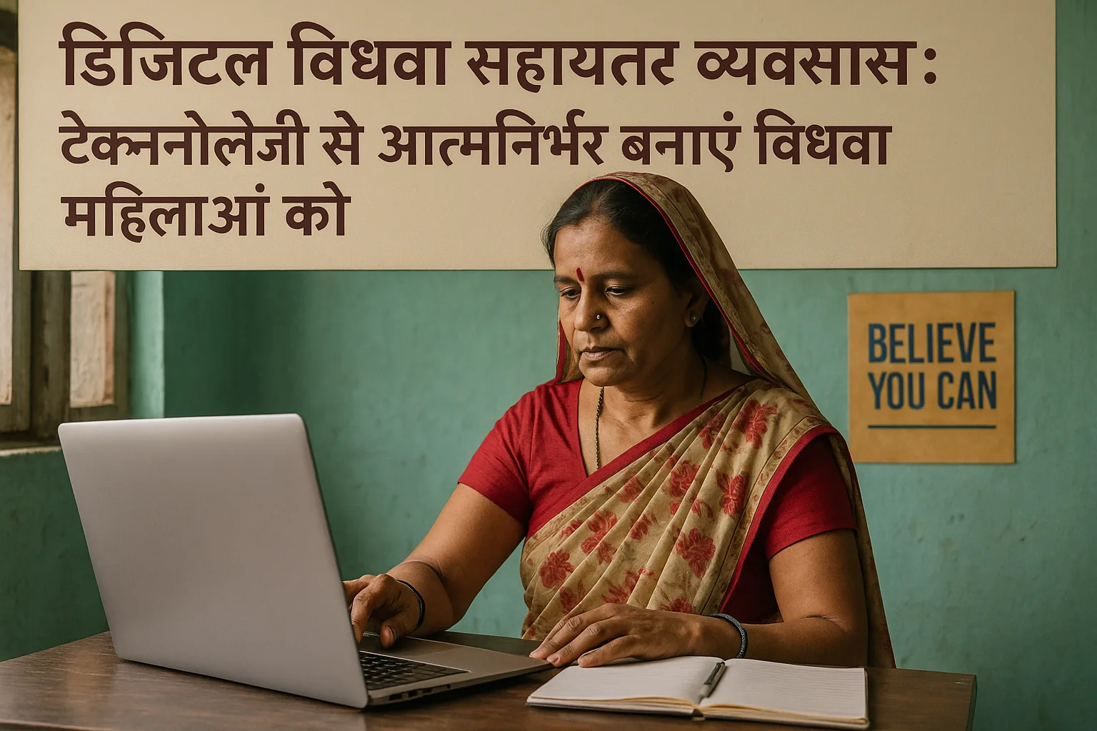 डिजिटल विधवा सहायता व्यवसाय: टेक्नोलॉजी से आत्मनिर्भर बनाएं विधवा महिलाओं को