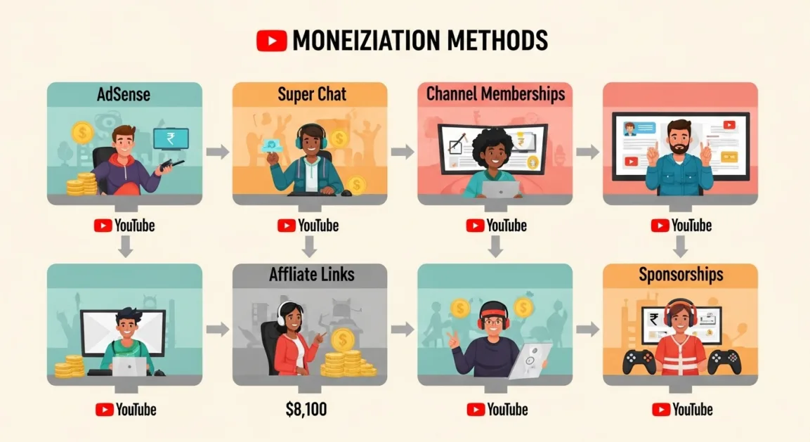 YouTube से पैसे कैसे कमाएँ?